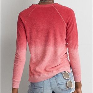 AEO Soft & Sexy Terry Ombré Sweatshirt
